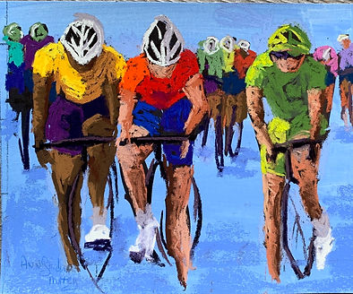 BIKERS: YELLOW, RED & GREEN JERSEYS