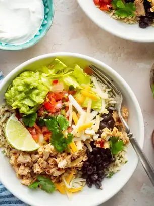 Copycat Chipotle Burrito Bowls