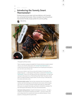 Introducing the Yummly Smart Thermometer!