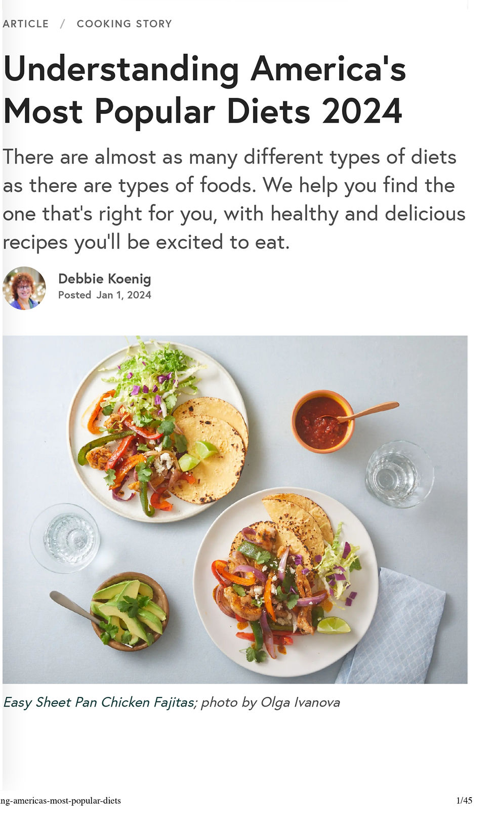 A photo of Easy Sheet Pan Chicken Fajitas