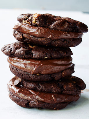 Triple-Threat Chocolate Cookies