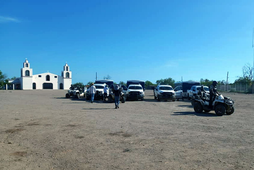 Búsquedas en territorio yaqui entre el 18 y 20 de agosto de 2021. Crédito: Rastreadoras de Ciudad Obregón.