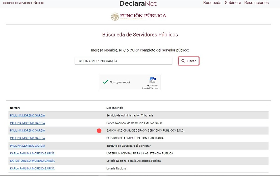 Paulina Moreno, secretaria de finanzas, parece que olvidó informar a Delfina que laboró en Banobras, donde también trabajo Alfredo del Mazo y Rodrigo Jarque Lira