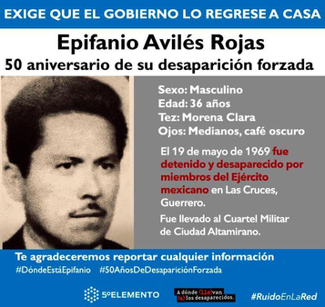 Epifanio: 50 años desaparecido