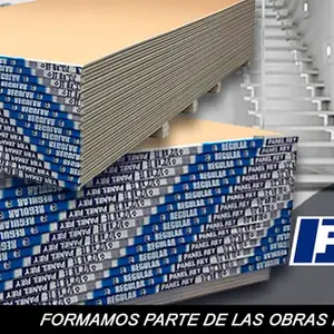 El panel de yeso Light Rey® se emplea como un material para cubrir y
proteger muros y cielos de obras de construcción nuevas o en trabajos
de remodelación lo que evita tener que utilizar 2 tipos de productos
distintos para cada aplicación. Está diseñado para fijarse directamente
por medio de tornillos, clavos o adhesivos a monturas de madera, metal
o incluso sobre superficies ya existentes.
• Espesor 1/2” – Recomendado para aplicaciones de una capa en la
construcción residencial. Se emplea en muros divisorios y como
panel para cielos donde se requiere de un excelente desempeño
en resistencia a la flexión provocada por humedad.