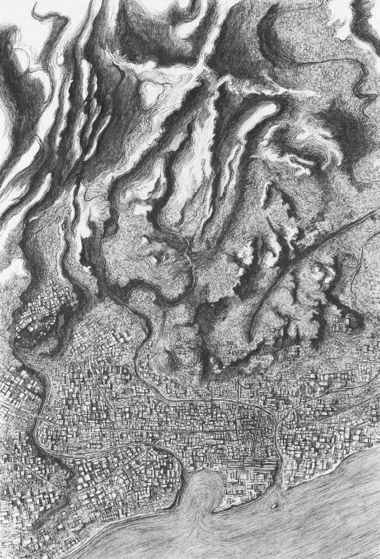 Map of a Star-shaped Mountain (A5)