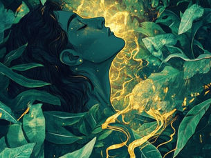 The high priestess and channeling life force energy