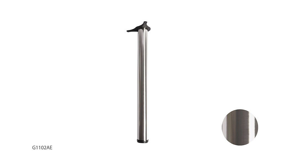 Miniatura: PE  DE MESA RETO CROMADO 70CM