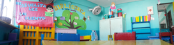 Preescolar salón panorámica
