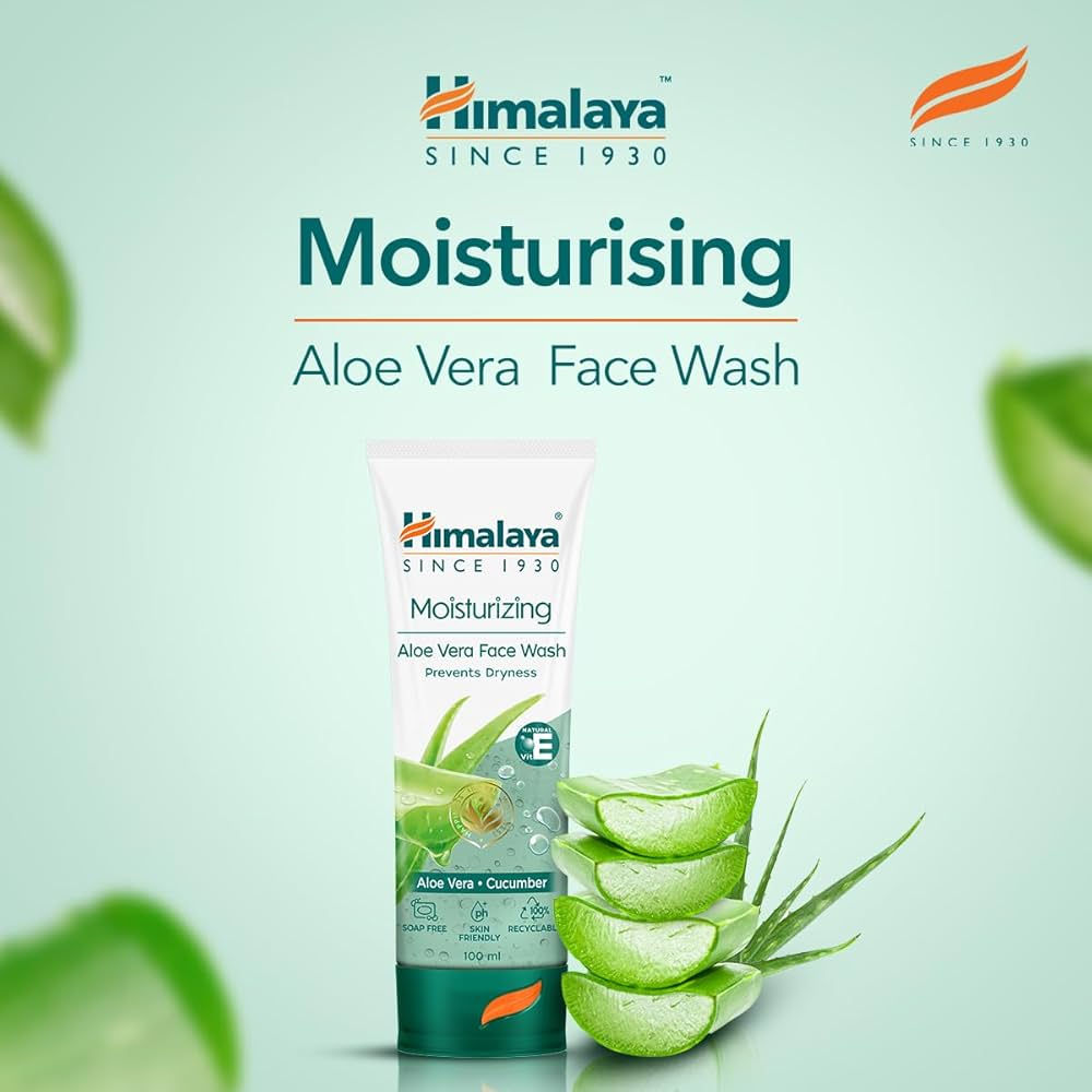 HAMALAYA MOISTURISING ALOE VERA FACE WAH