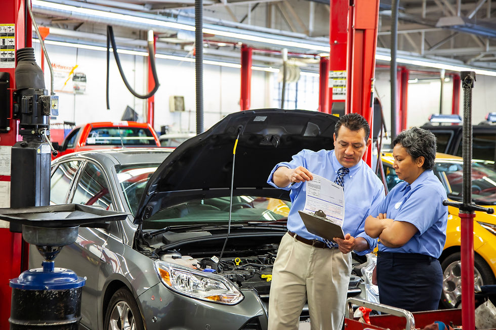 talking with customers