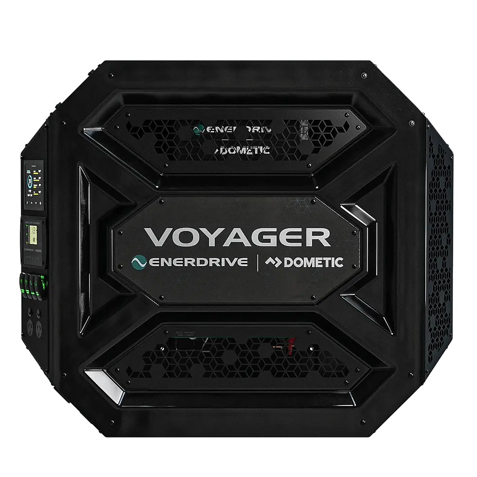 Thumbnail: Enerdrive Voyager System 3000W/100A Inverter-Charger & 40DC with Simarine SCQ50