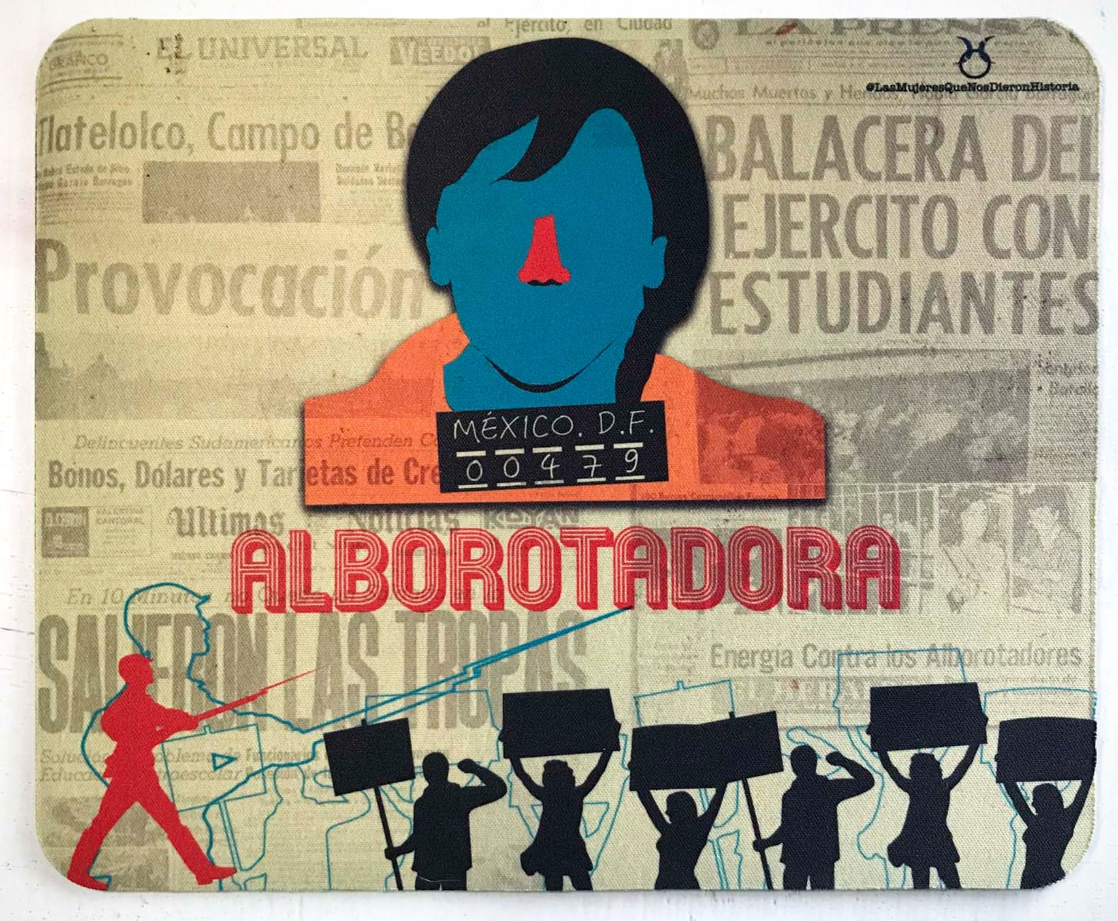 Mouse pad alborotadora