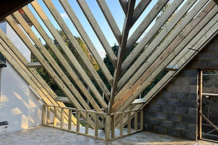 New joinery work being used for architectural purposes