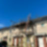 Scaffolding tower constructed outside the front of a customers terraced house by Top Tier Scaffolding