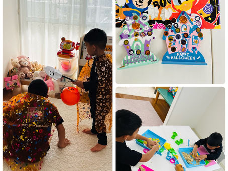 ハロウィンのお菓子探し🎃