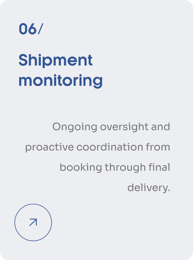 Shipment monitoring