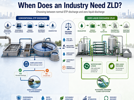When Does an Industry Need ZLD Instead of Normal ETP Discharge?