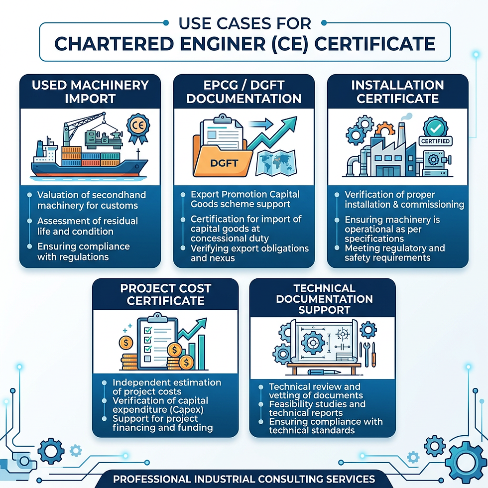 Chartered engineer certificate use cases