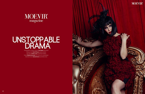 Mildred Gonzalez Drama Hair Salon Revista Moevir Edición Diciembre 202222