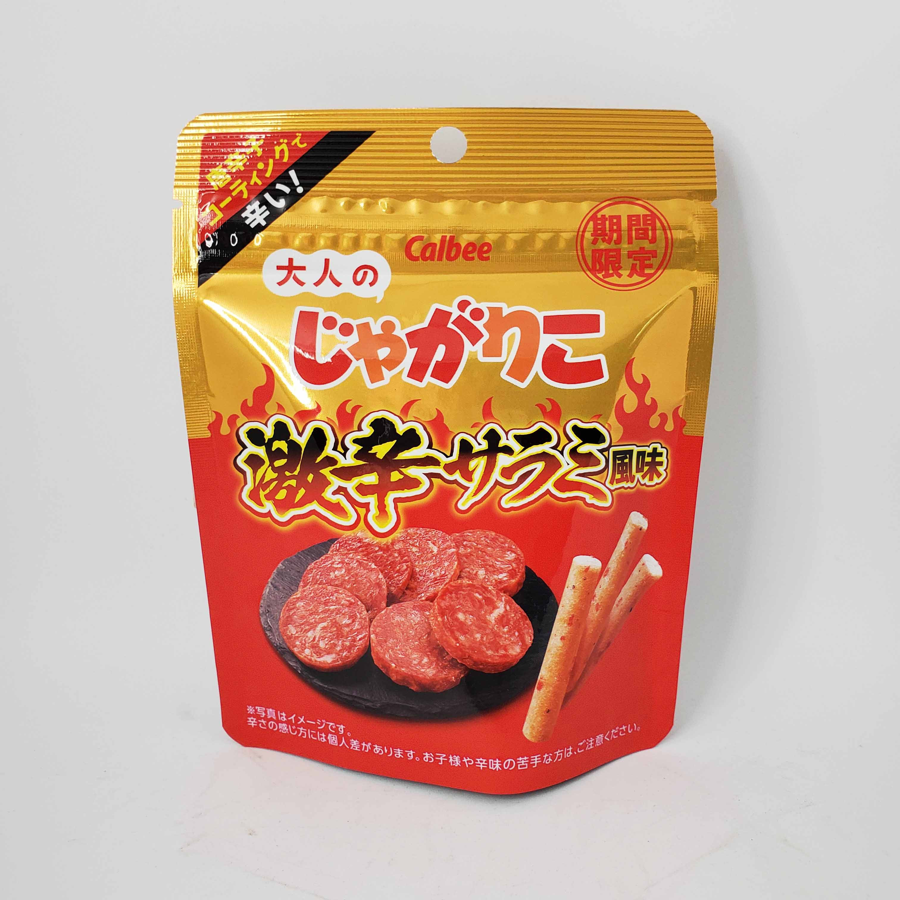 日版卡樂B Calbee 激辛莎樂美腸味薯條 38g