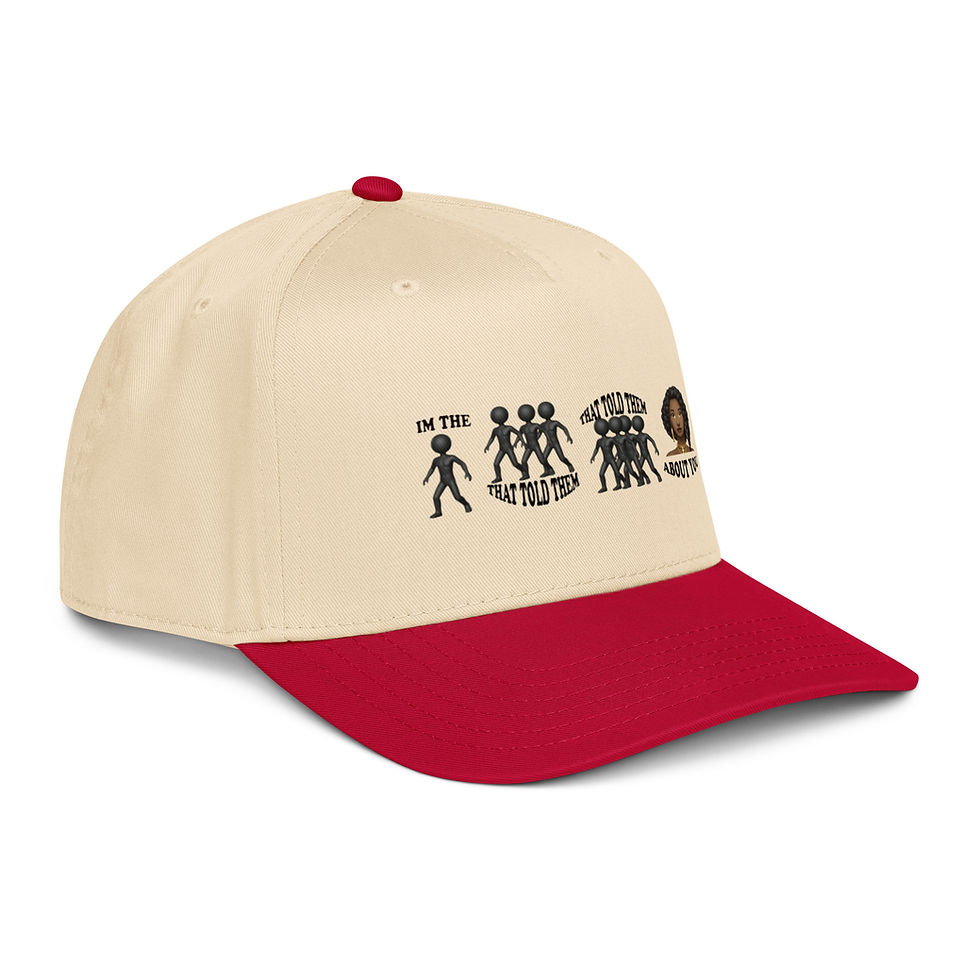 Thumbnail:  I told them about you 5 panel cap