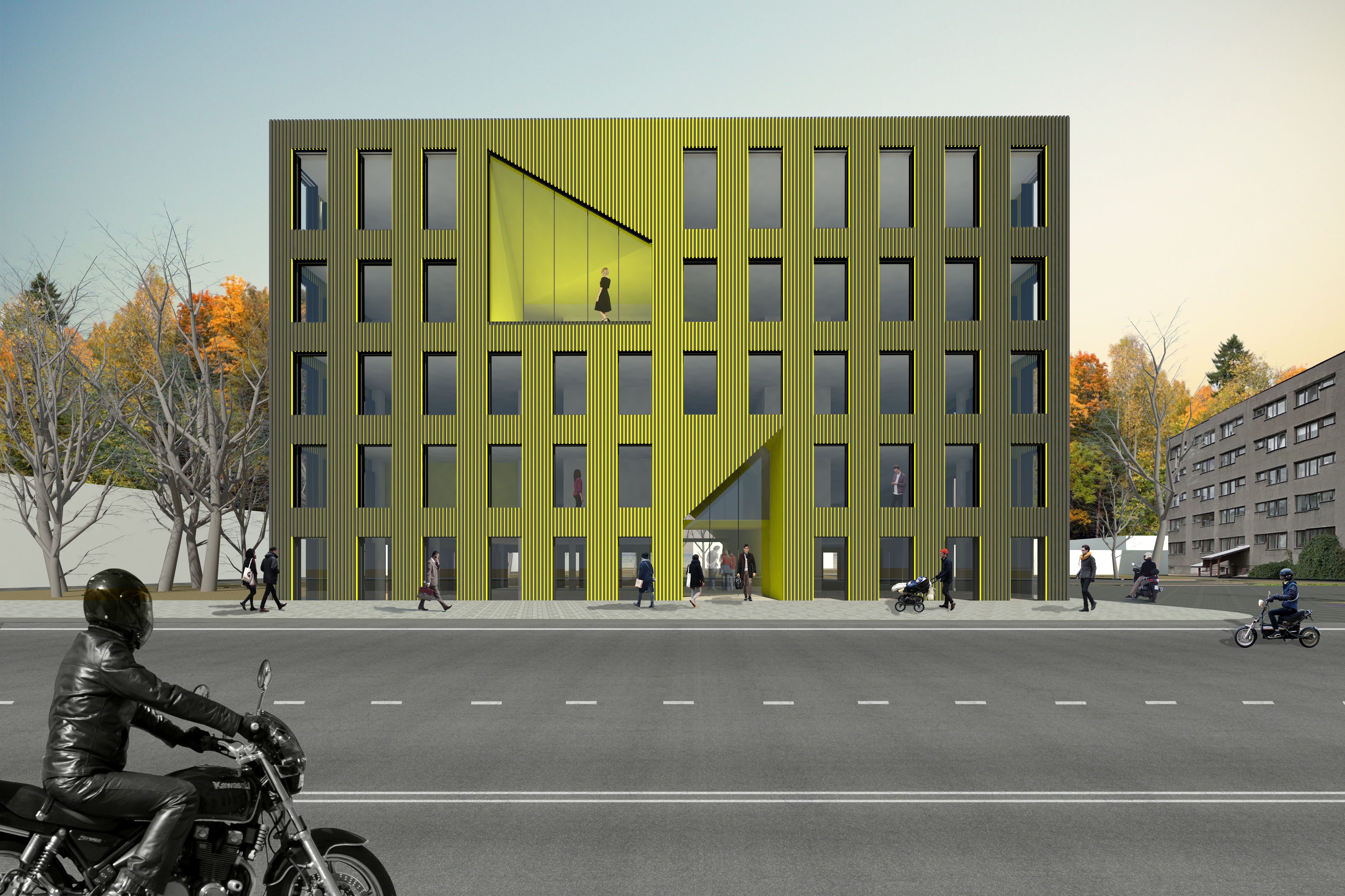 2017 Turu st. mixed use building