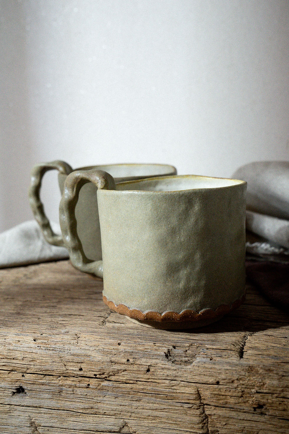 Thumbnail: Handmade Coffee Mug Wabi-Sabi, Rustic showing variation from mug to mug