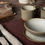 Thumbnail: Handmade bowl Wabi-Sabi, Rustic style on dinner table set up