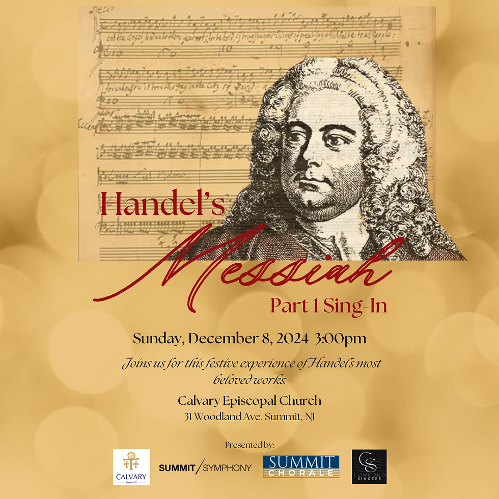 Handel's Messiah, Part 1 Sing-In
