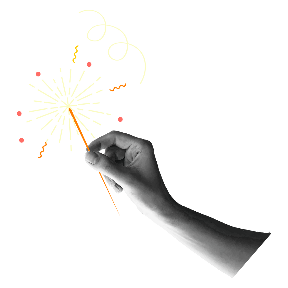 Hand With Sparkler