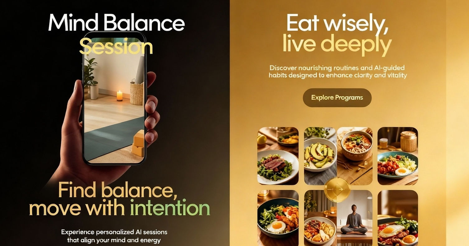 Eat wisely live deeply