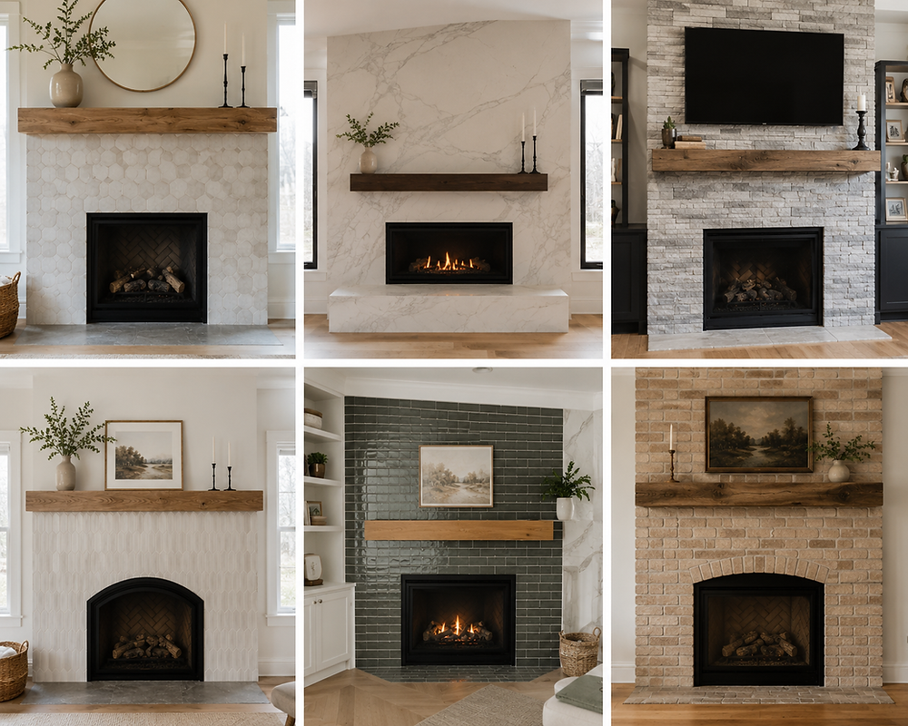 Fireplace Backsplash Tile Installation in Seattle: Cost, Design Options ...