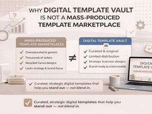 Mass-produced Marketplaces vs Digital Template Vault