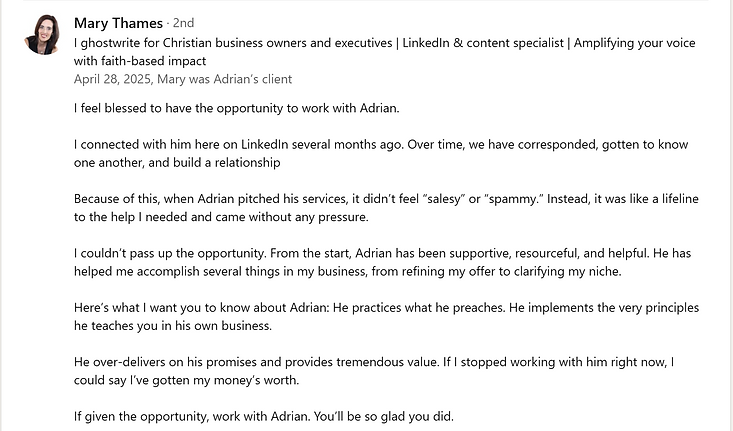 (14) Recommendations _ Adrian Dionisio _ LinkedIn - Google Chrome 09_07_2025 17_06_34.png