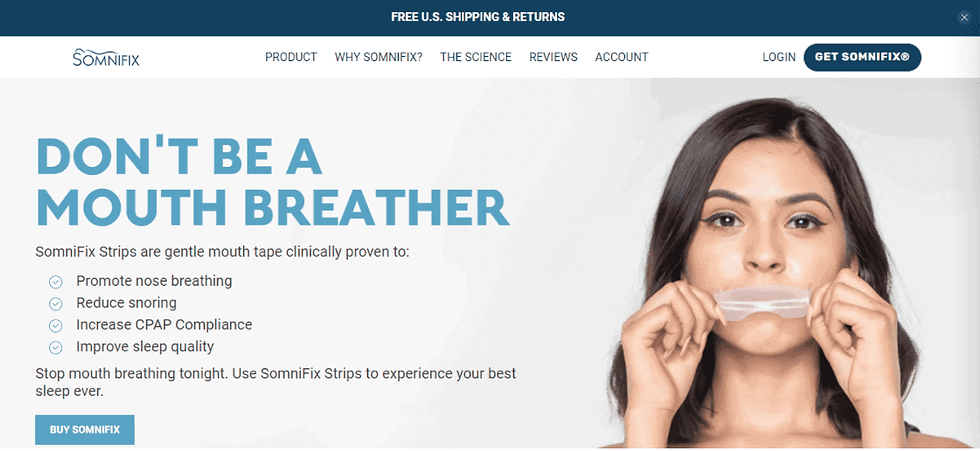 Sales page saying "don't be a mouth breather"