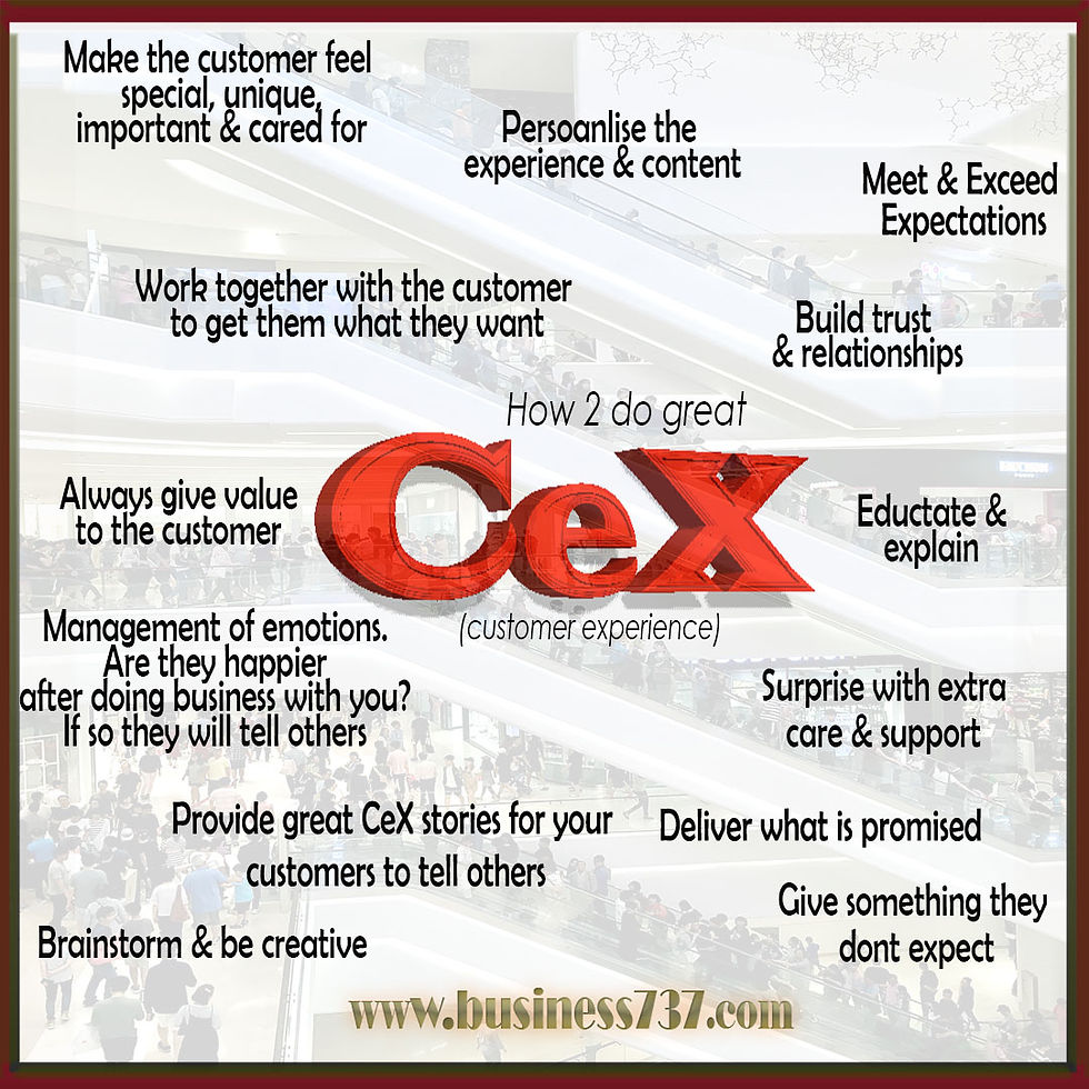 info graphic all about customer experience