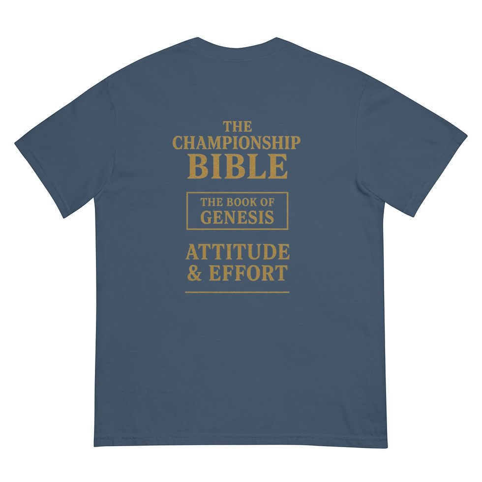 Thumbnail: CHAMPIONSHIP BIBLE  heavyweight t-shirt