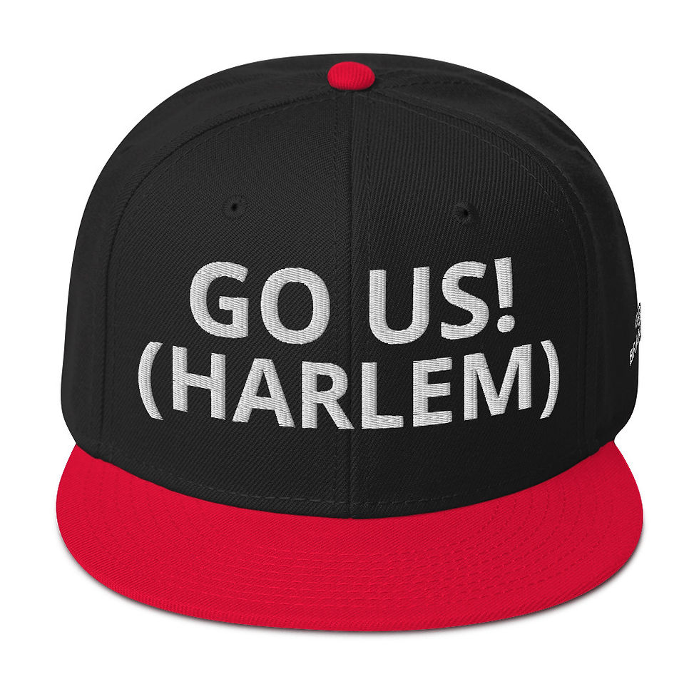 Thumbnail: GO US!  HARLEM ! Snapback Hat 