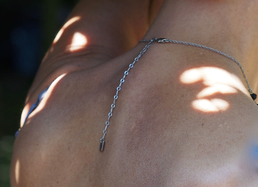 Thumbnail: AYALA BAR 0057 MIDNIGHT BLUE NECKLACE