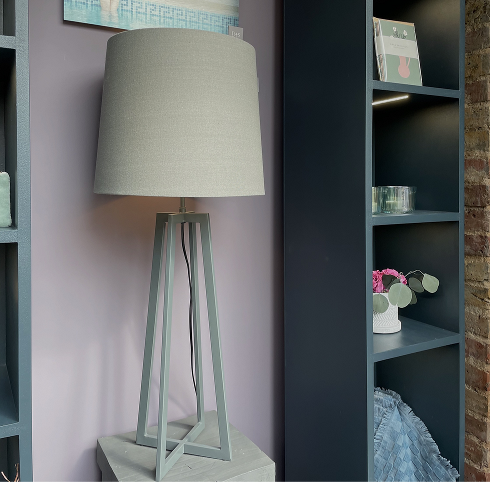 FIJI TABLE LAMP DARK GREY