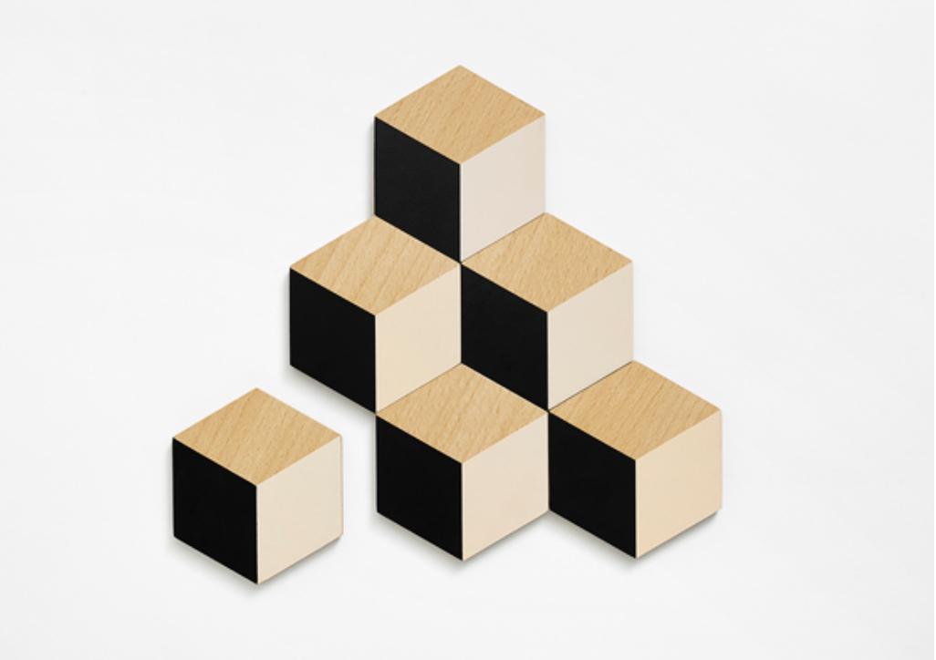 AREAWARE BLACK & BEIGE TABEL TILE COASTERS