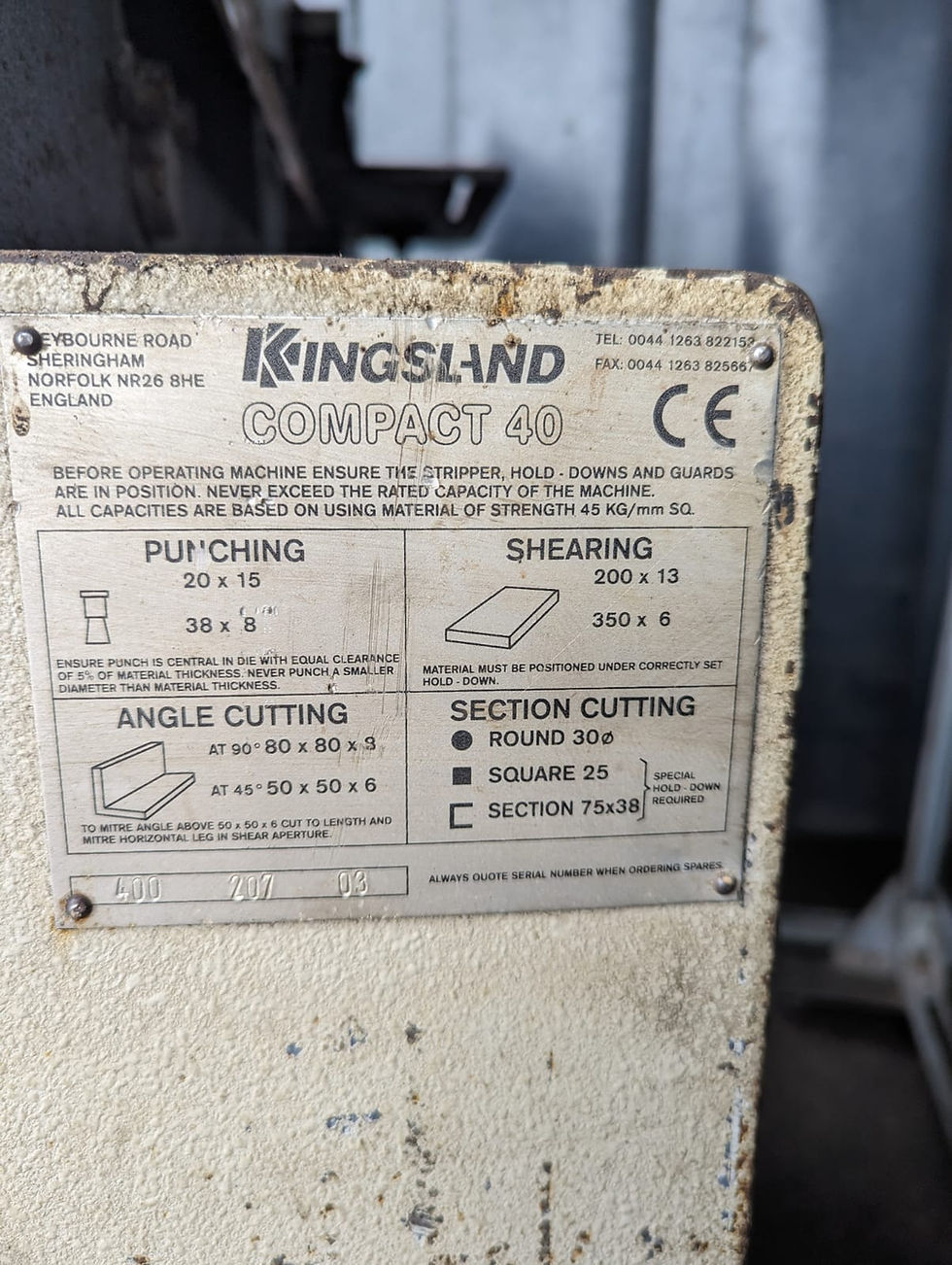 Thumbnail: Kingland Compact 40 Steelworker