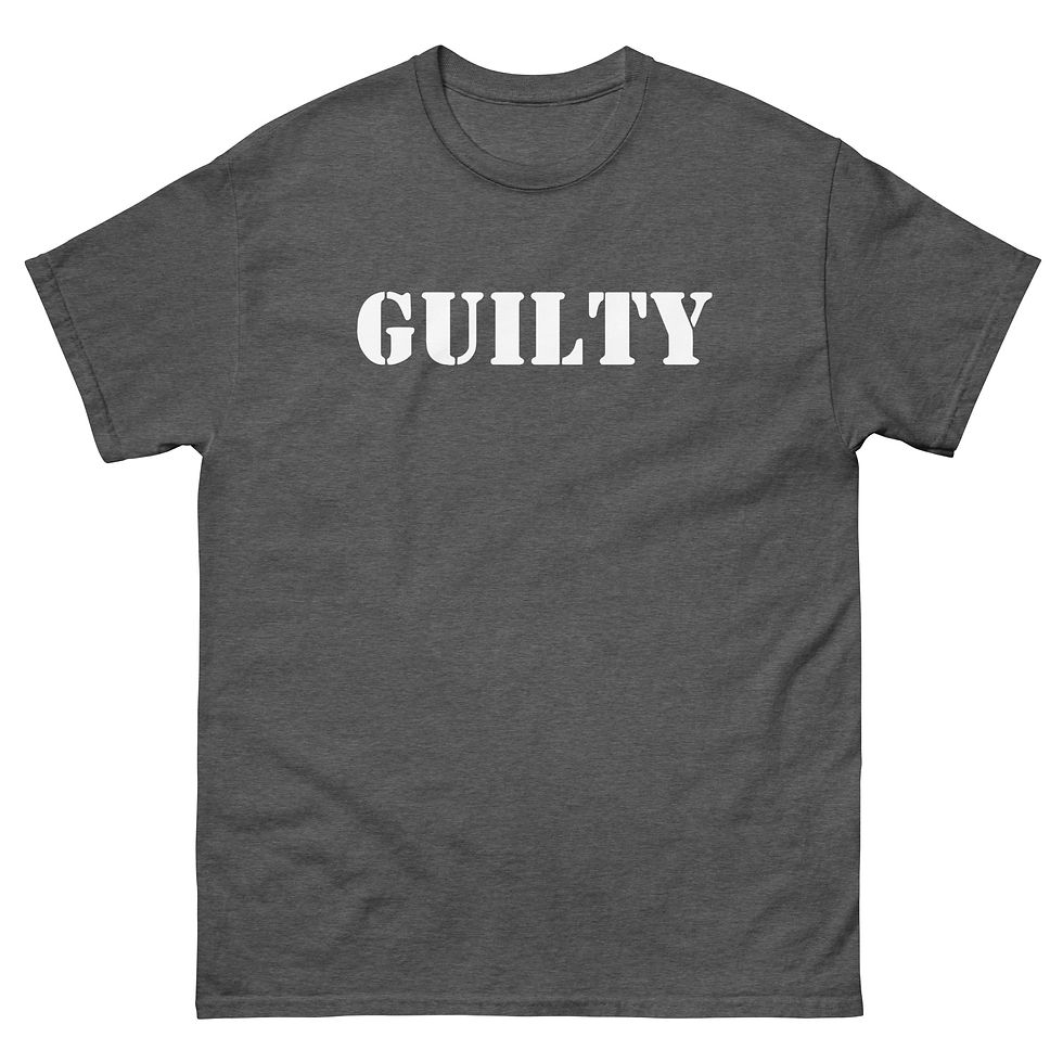 Thumbnail: GUILTY T-shirt by Race City Retro