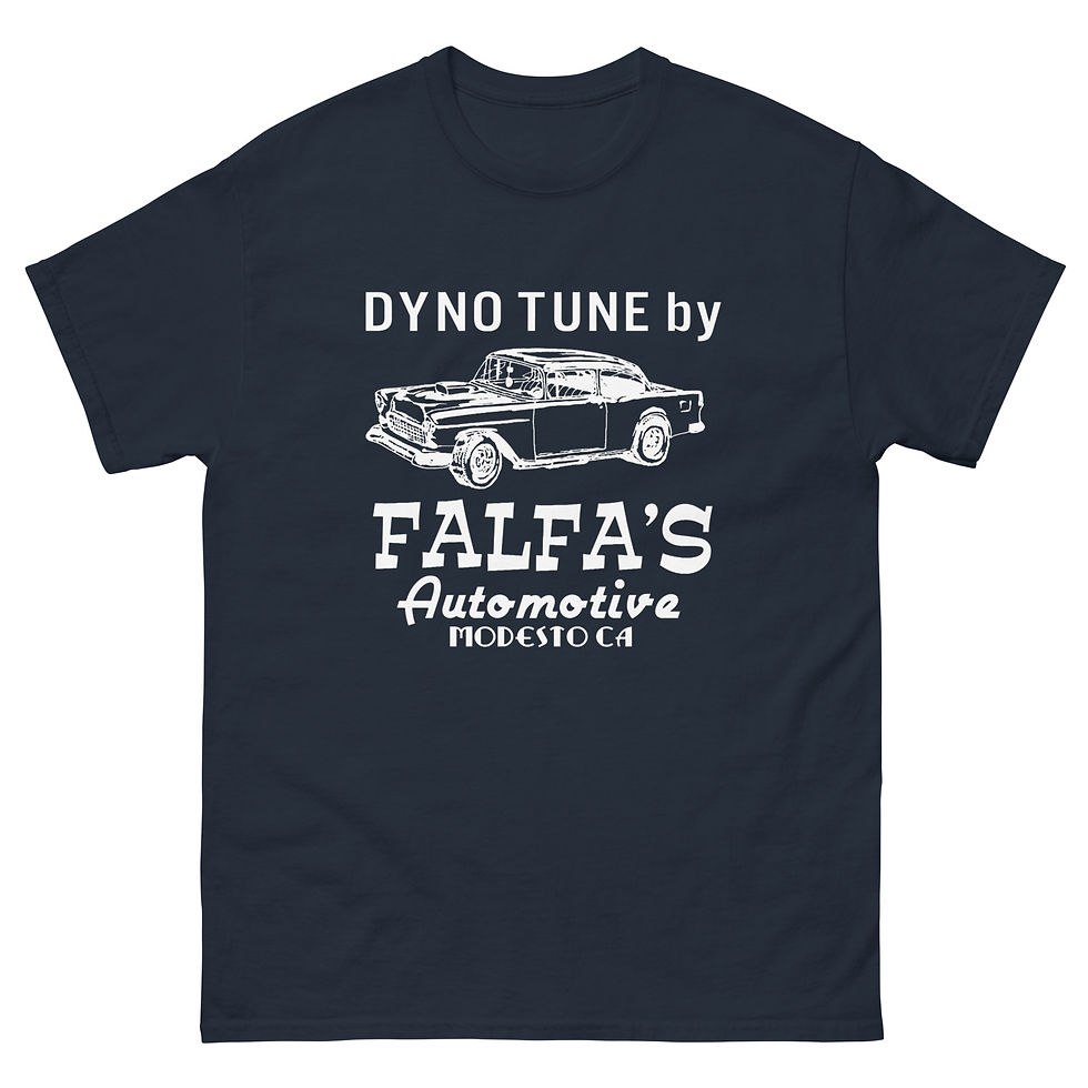 Thumbnail: FALFA'S AUTOMOTIVE 55 Chevy T-shirt by Race City Retro