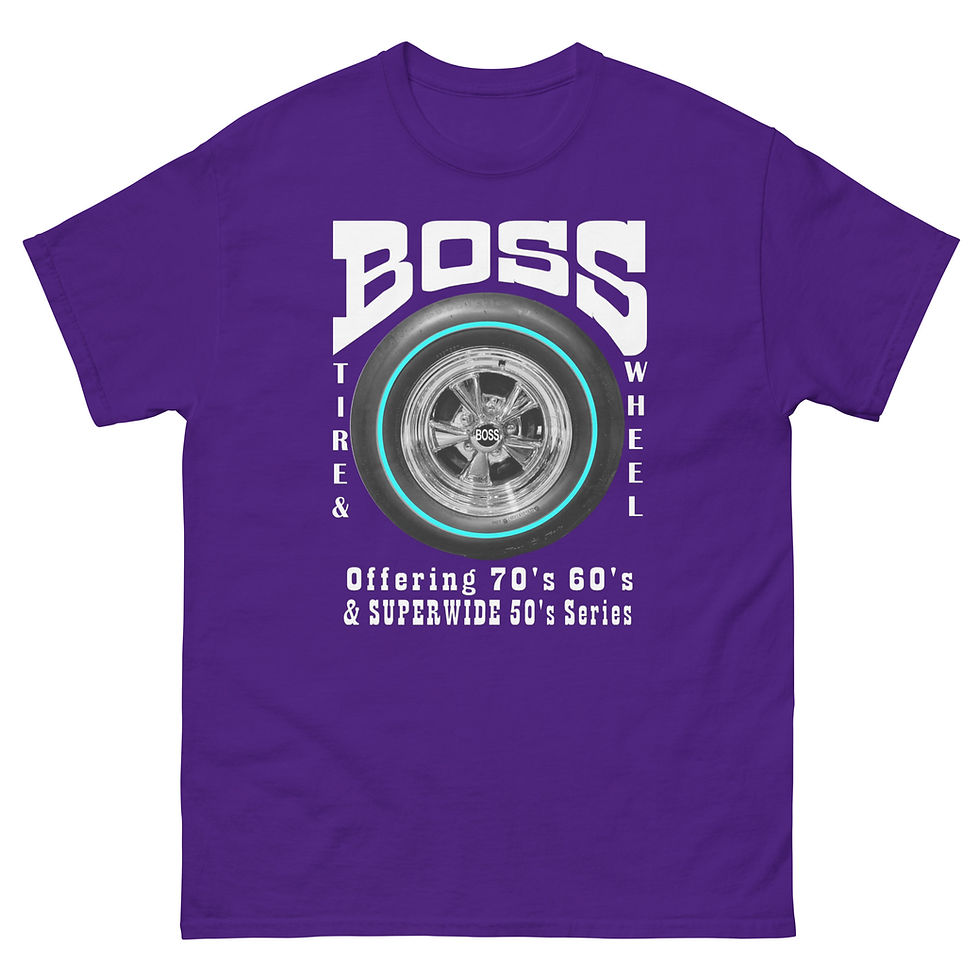 Thumbnail: BOSS TIRE & WHEEL T-Shirt by Race City Retro