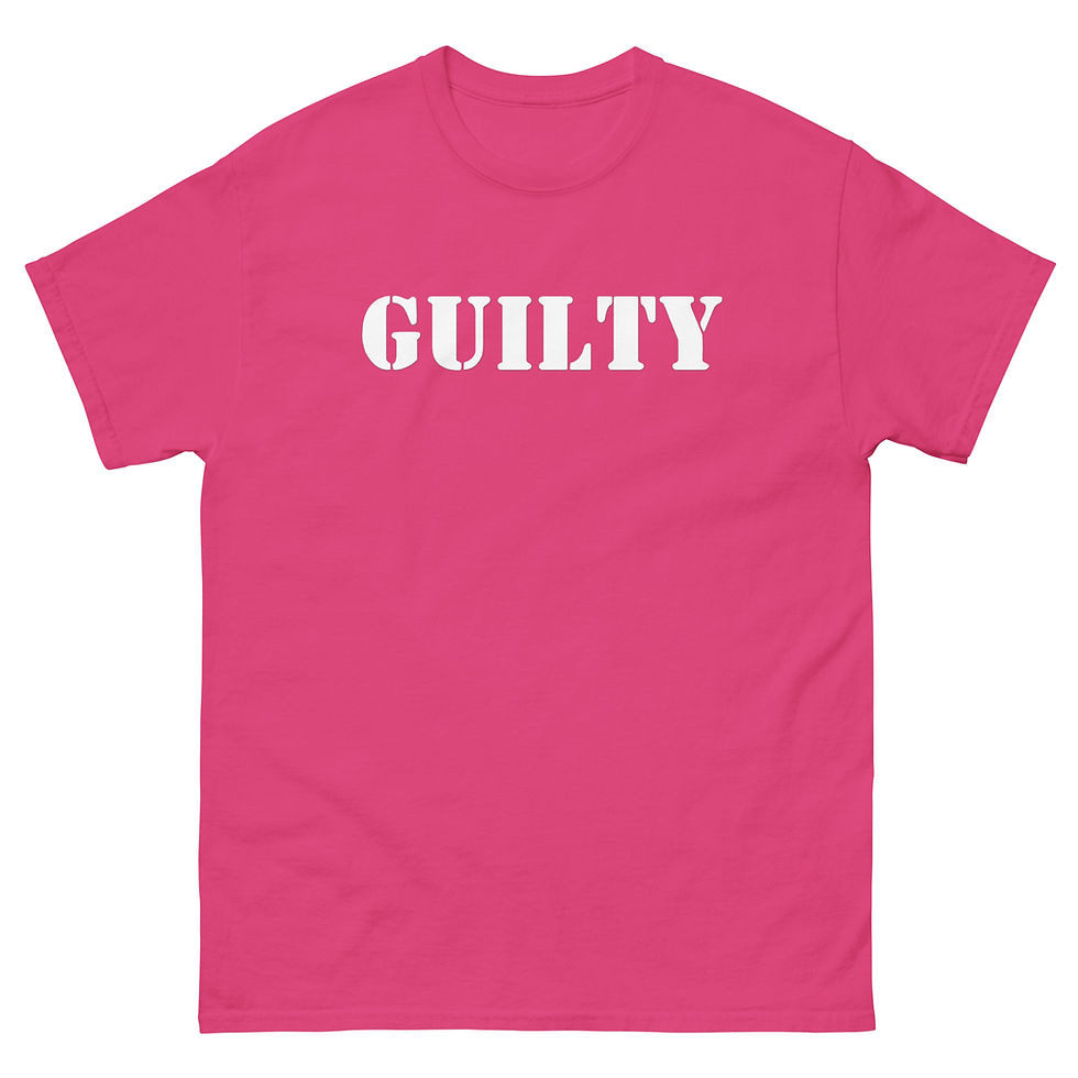 Thumbnail: GUILTY T-shirt by Race City Retro