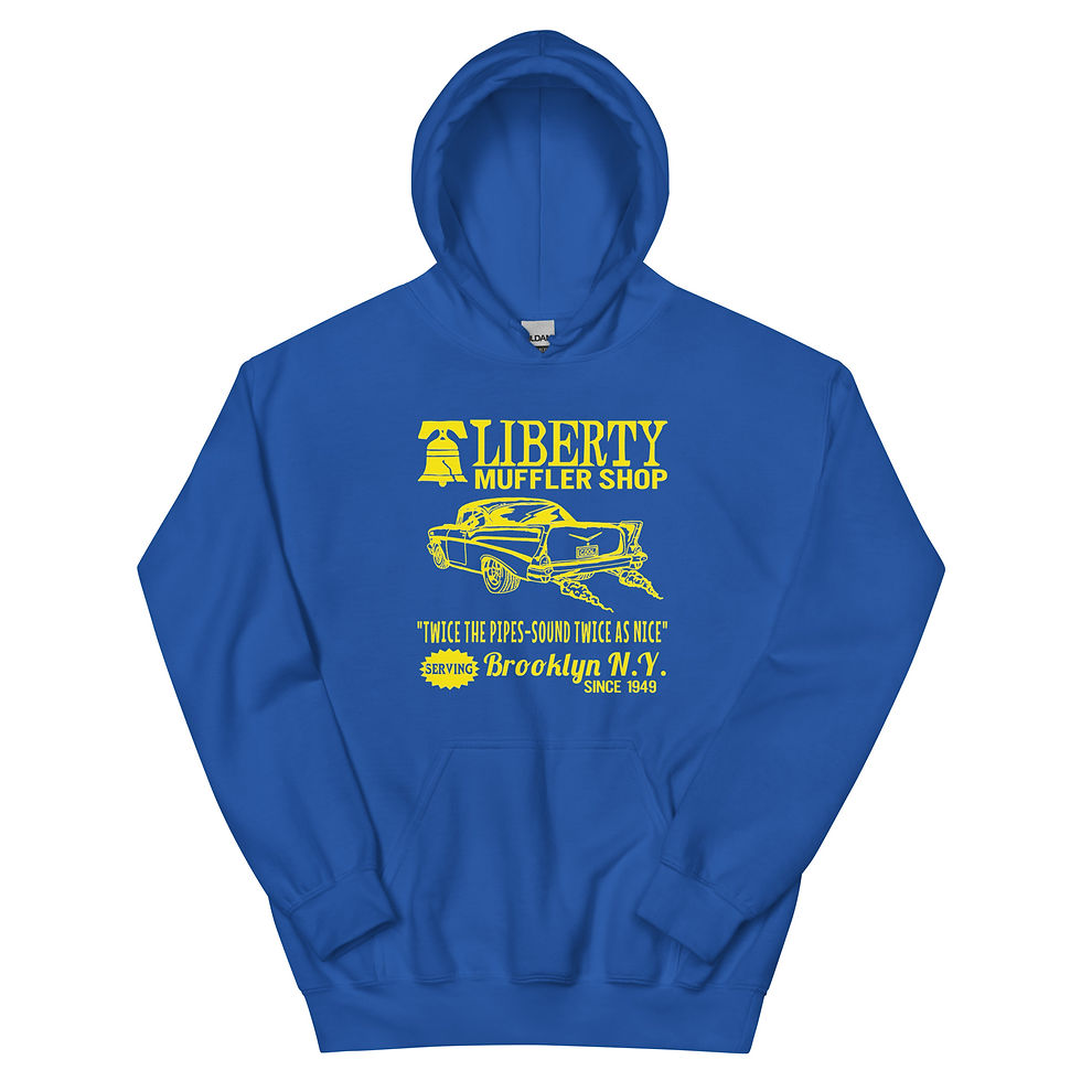Thumbnail: LIBERTY MUFFLER SHOP 57 CHEVY HOODIE