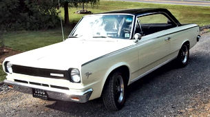1966 RAMBLER LICENSE PLATE