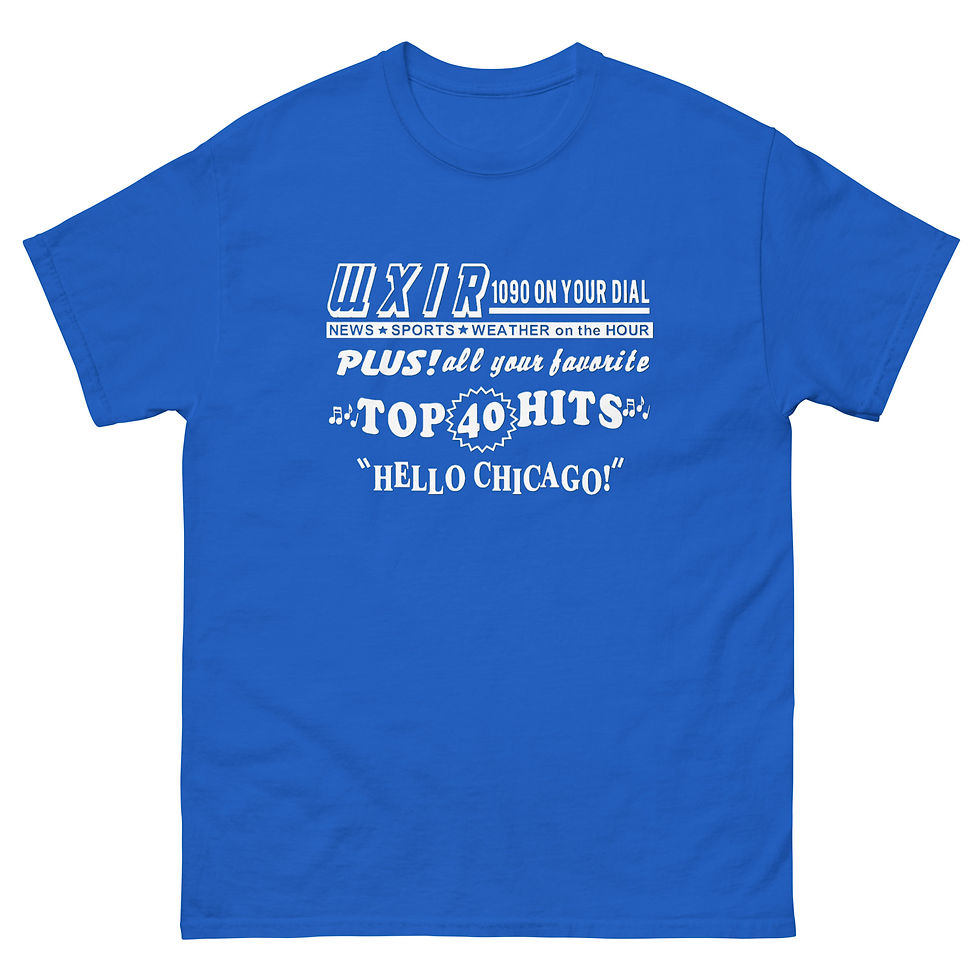 Thumbnail: WXIR TOP 40 AM RADIO T-shirt by Race City Retro